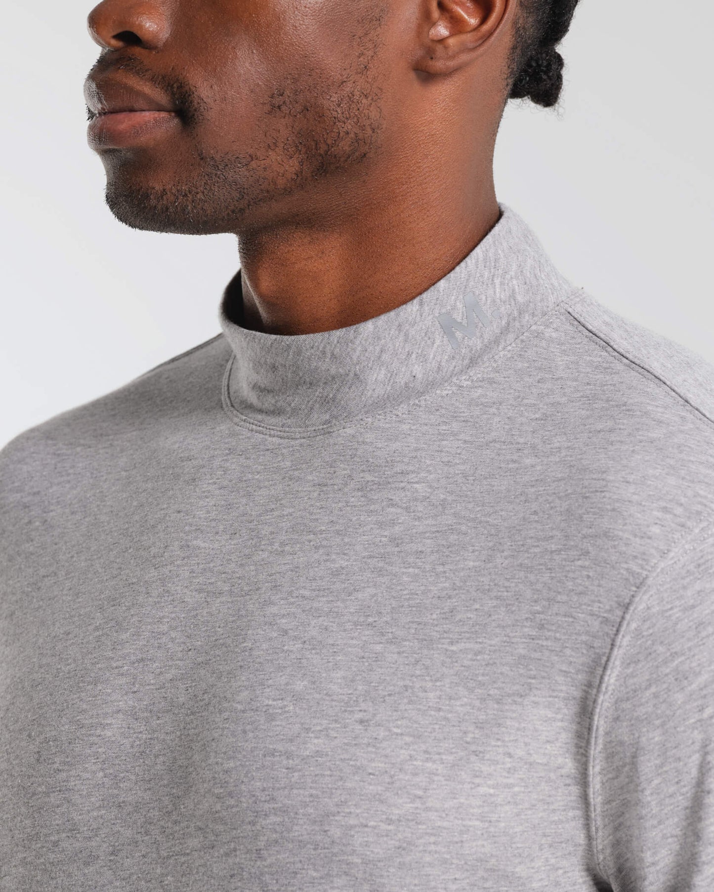 Micro Mock Neck SS Crew