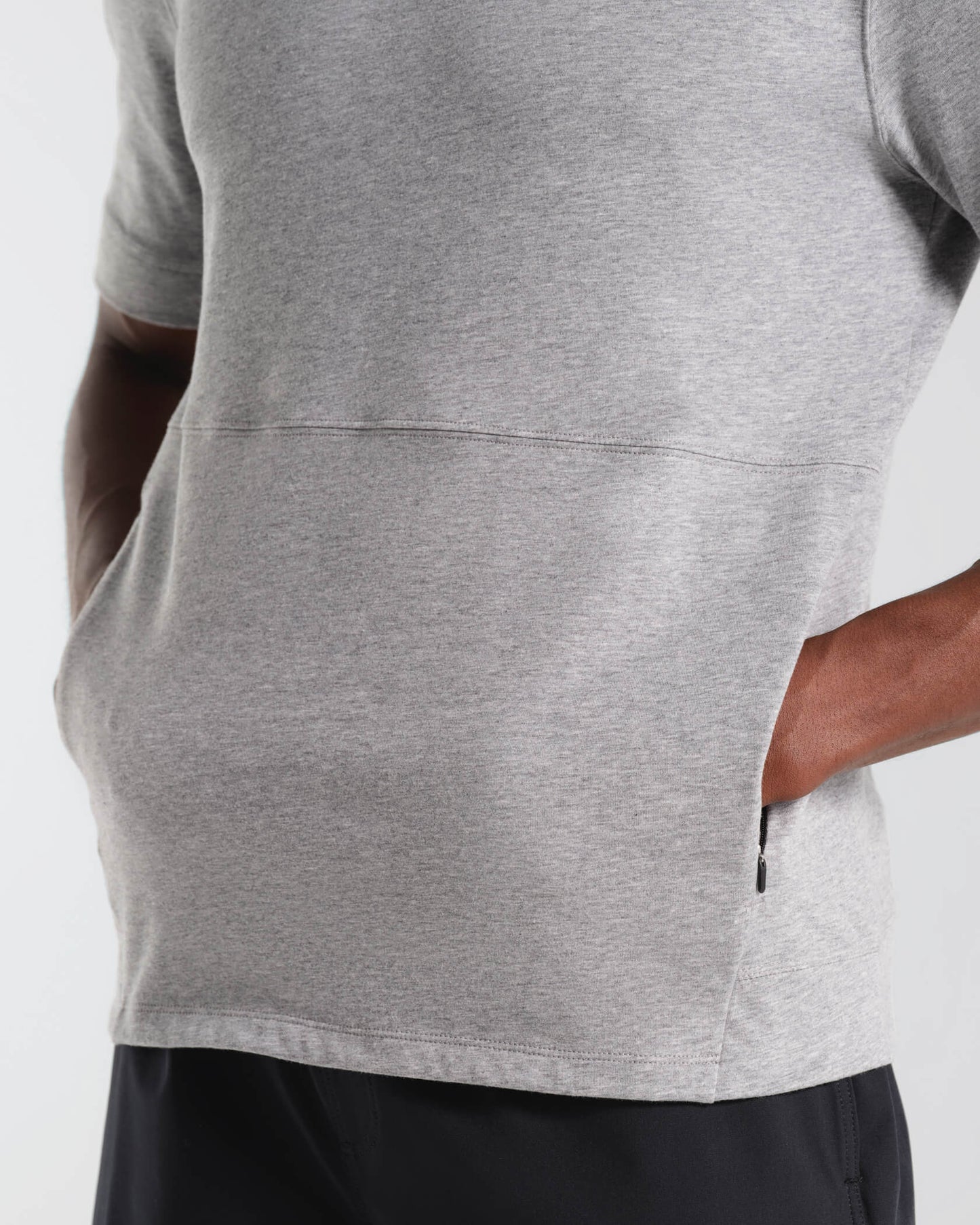 Micro Mock Neck SS Crew