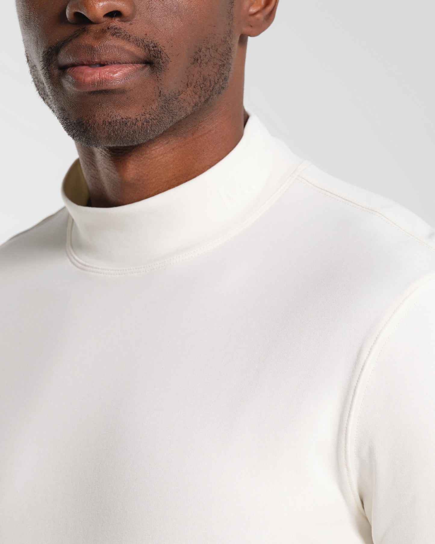 Micro Mock Neck SS Crew
